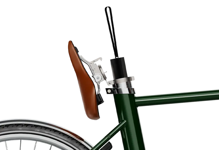 Batterie cachée dans le tube de selle du modèle Legendre de la marque Voltaire