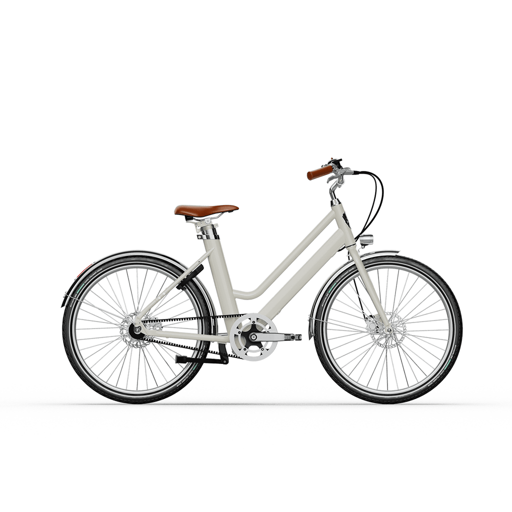 votone damenfahrrad Bellecour, das praktische und elegante Elektrofahrrad Weiße Körbe - IKEA rackPositionNl:No luggage rack Farbe:sunglow´n´prizm